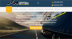 Desktop Screenshot of jtmtransport.com